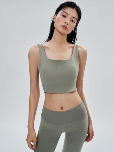 Active Airy Square Bra Top_DARK GREEN - CITYBREEZE - Modalova