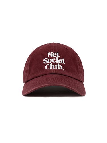 OG LOGO WASHED CAP (BURGUNDY) - Net Social Club - Modalova