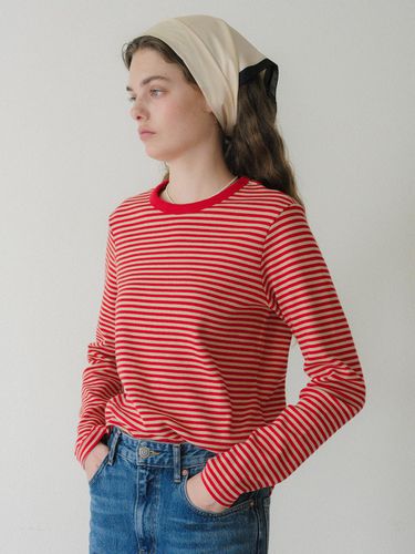 U Stripe Rib Tshirt_2colors - ANEDIT - Modalova