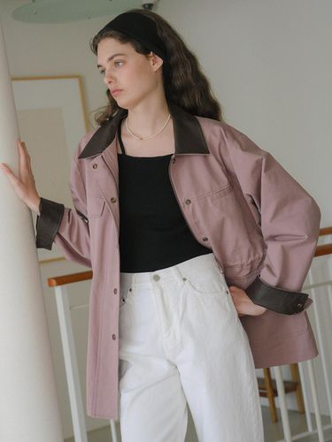 U Elodie Hunting Jacket_Ash Rose - ANEDIT - Modalova