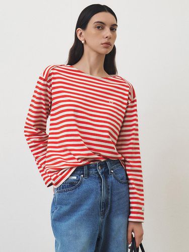 Classic Stripe Long-Sleeved T-Shirt_RED WHITE - ARTID - Modalova