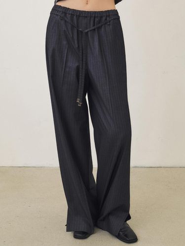 Stripe BANDING slacks_GREY - ARTID - Modalova