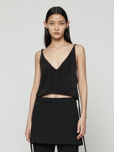 Metallic knit Bralette [black] - Current - Modalova