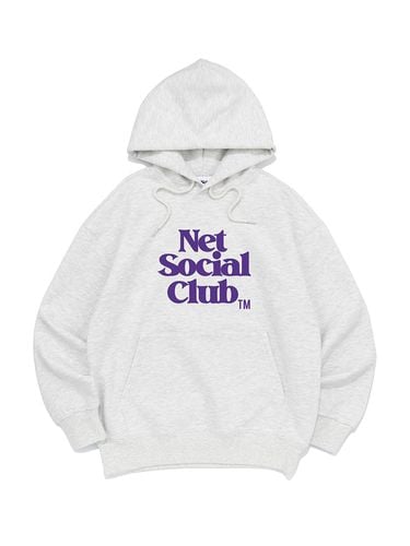 VIVID OG LOGO HOOD (LIGHT MELANGE) - Net Social Club - Modalova