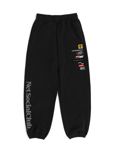 TELECOM LOGOS PANTS (BLACK) - Net Social Club - Modalova