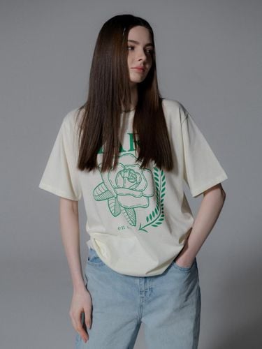 ROSE TSHIRT_LIGHT YELLOW GREEN - mars en avril - Modalova