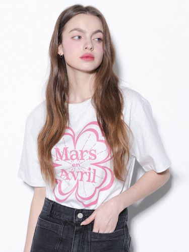 CLOVER TSHIRT_MELANGE PINK - mars en avril - Modalova