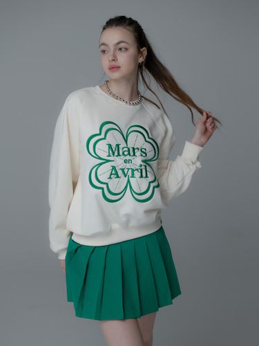 CLOVER NEEDLEWORK SWEATSHIRT - mars en avril - Modalova