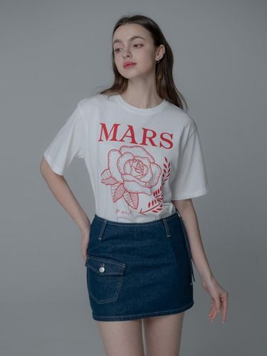 ROSE TSHIRT_WHITE RED - mars en avril - Modalova