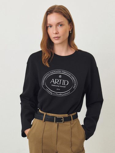 Circle Logo Long-Sleeved T-shirt_BLACK - ARTID - Modalova