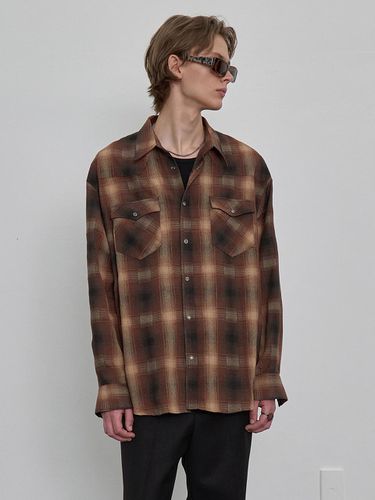 Check western shirt_brown - NUAKLE - Modalova