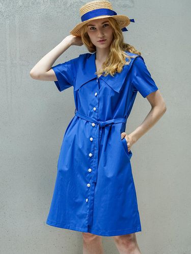 SAILOR COLLAR SHIRTS DRESS _ - NOIXTE - Modalova