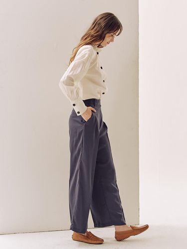 NOIXTE UNBALANCE WIDE SLACKS_purple - NOIXTE - Modalova