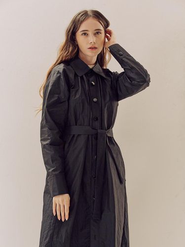 RAGLAN TRENCH LONGJACKET_BLACK - NOIXTE - Modalova