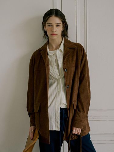 SUEDE SINGLE JACKET - LOVLOV - Modalova