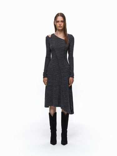 Unbalanced Cut dress_Dark Gray - ellonarc - Modalova