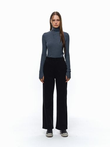 Cut Out Detail Wide Pants_Black - ellonarc - Modalova