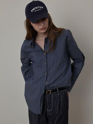 Striped Classic Cotton Shirt - Q’SRB - Modalova