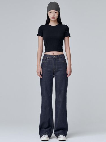 Regular Bootcut Denim (Dark Indigo) - MaLoupe - Modalova