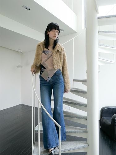 Regular Bootcut Denim Pants_Blue - ellonarc - Modalova