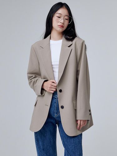 Stretch Oversized Fit Jacket () - MaLoupe - Modalova