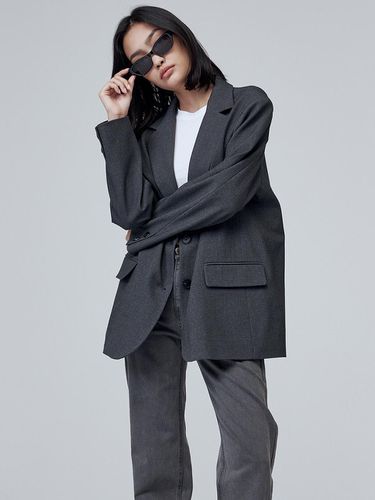 Stretch Oversized Fit Jacket () - MaLoupe - Modalova