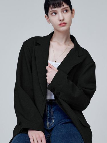 Stretch Oversized Fit Jacket () - MaLoupe - Modalova