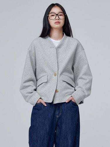 Oversized Fit Zip-Up Jumper () - MaLoupe - Modalova