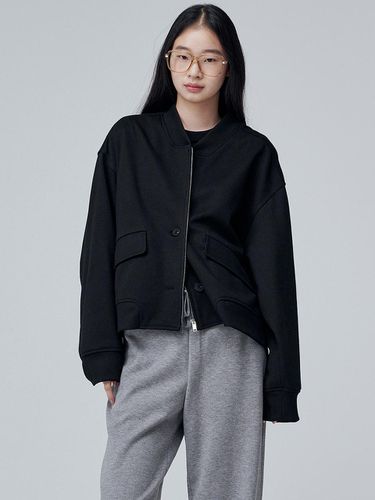 Oversized Fit Zip-Up Jumper () - MaLoupe - Modalova