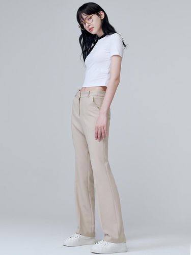 Stretch Slim Bootcut Pants () - MaLoupe - Modalova