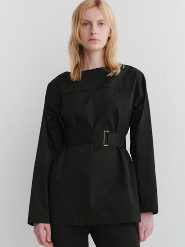 Belted blouse_black - ARCHAIC - Modalova