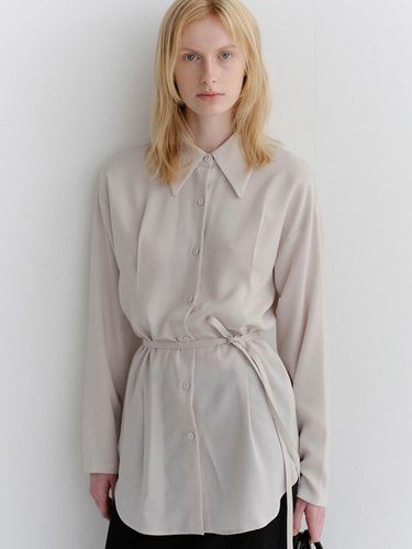 How blouse_light gray - ARCHAIC - Modalova