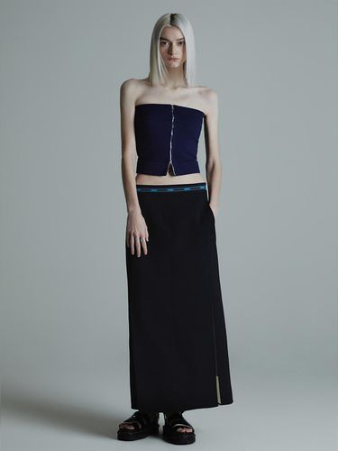 Side Slit Printed Long Skirt ITO2ESK500 - EITHEROF - Modalova