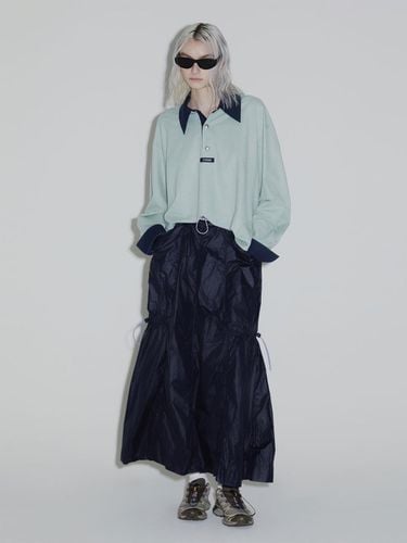 Drawn string skirt ITO3ESK900 (NAVY) - EITHEROF - Modalova