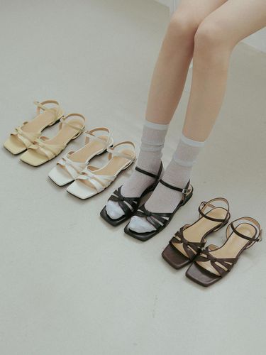 Knotted strap sandals _ 3colors - fri fla - Modalova