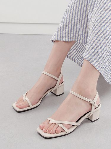 Strappy Middle Heel Sandals 4 cm - QS8047 (2 color - SPUR - Modalova