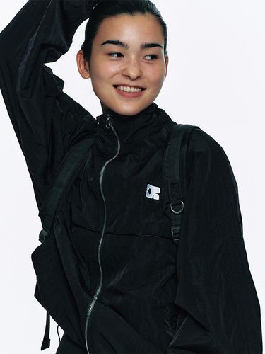 NYLON WINDBREAKER JACKET_BLACK - CENTAUR.KR - Modalova