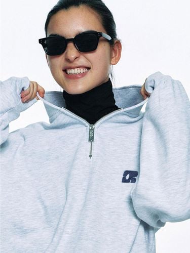 CENTAUR HALF ZIP-UP SWEATSHIRT_GREY - CENTAUR.KR - Modalova