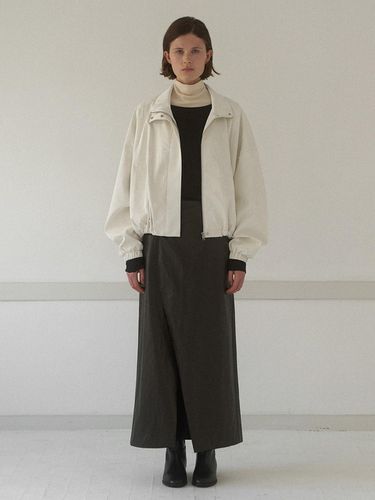 Asymmetrical Leather Maxi Skirt - Atelier Nain - Modalova