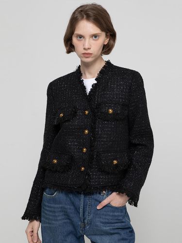 Classic tweed quilting jacket _ - JMARK New York - Modalova