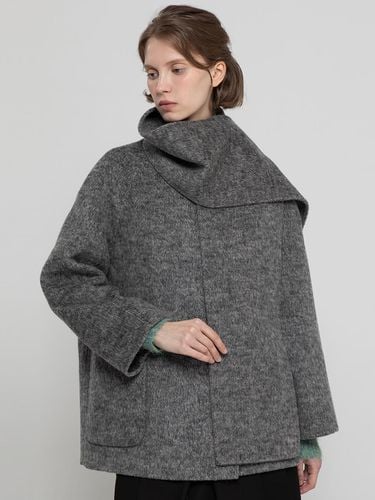 Wool half coat _ Gray - JMARK New York - Modalova