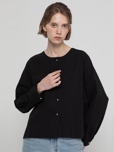 Roundneck blouse _ Black - JMARK New York - Modalova