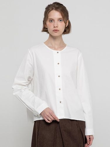 Roundneck blouse _ White - JMARK New York - Modalova