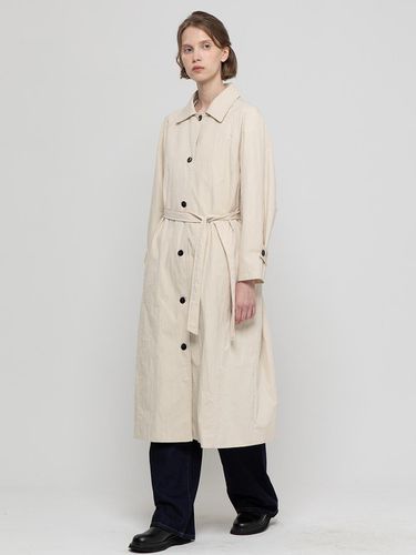 Single trench coat _ Light Beige - JMARK New York - Modalova