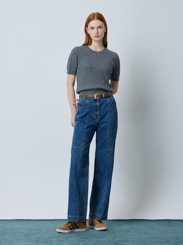 Simline Wide Denim Pants IN_C243PSA404 - CC collect - Modalova