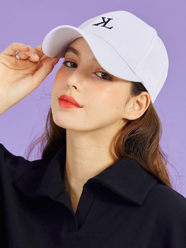 W] Cotton embroidered head fit Curve ball cap - KOLEAT - Modalova