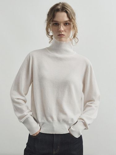 Wool cashmere turtleneck knit - MONGDOL - Modalova