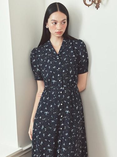 B. my] Flower PATTERN Open Collar Long dress - BEANPOLE LADIES - Modalova