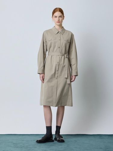 Belted Long Shirt dress BE_C243MSE005 - CC collect - Modalova