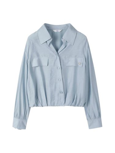 Drawstring Blouson cropped shirt BL_C243MSC009 - CC collect - Modalova